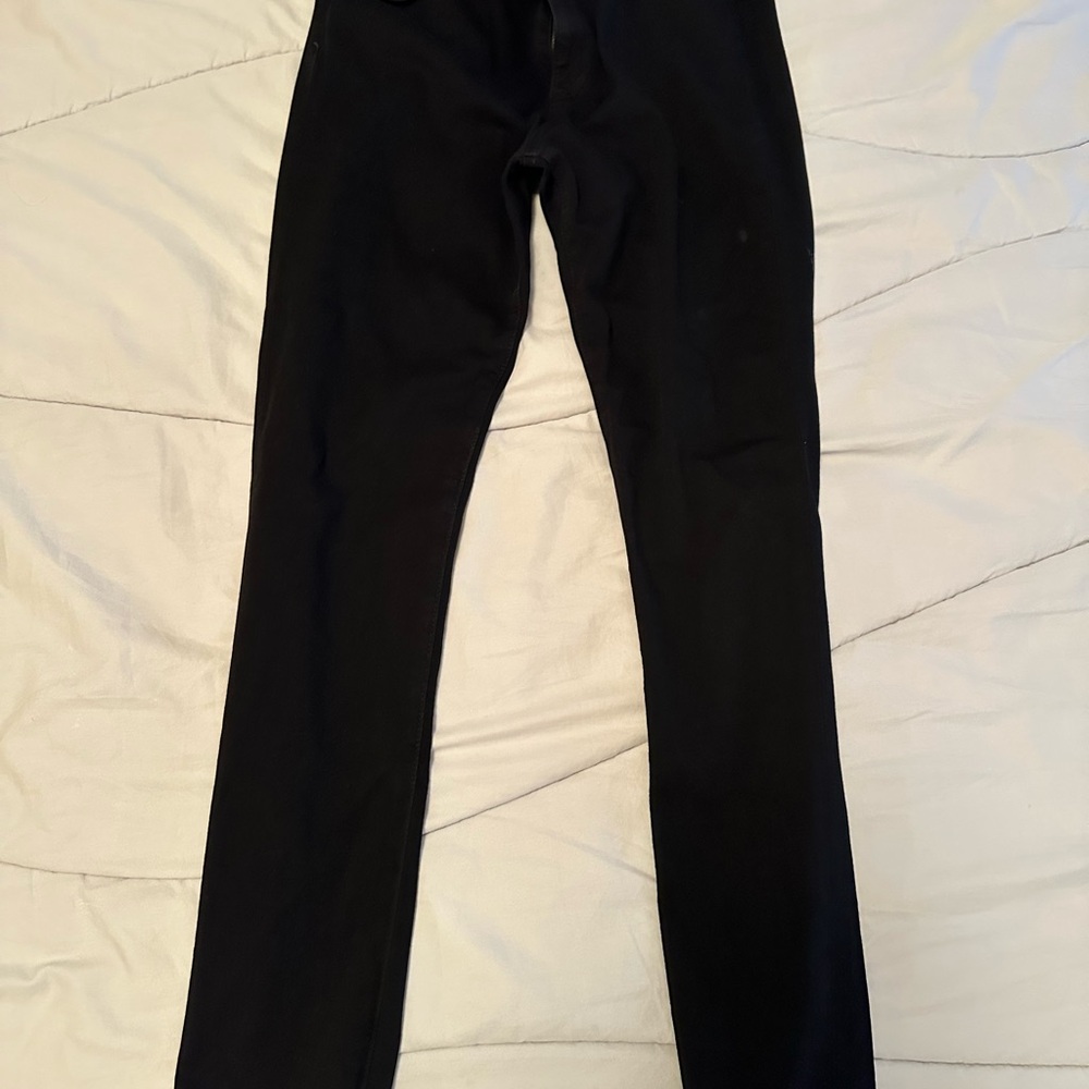 AG Adriano Goldschmied Black Skinny Ankle Jeans